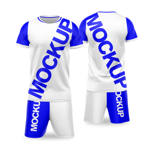 Mockup CDR Uniforme Masculino Gola Careca