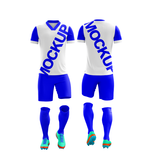 Mockup CDR Uniforme Esportivo Gola V Quadrada