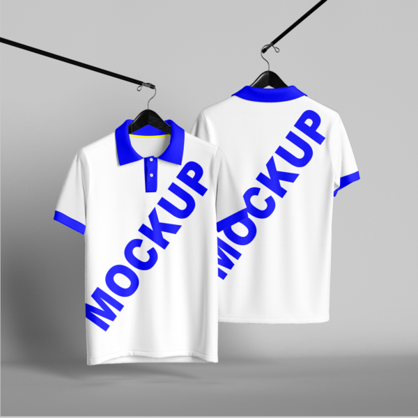 Mockup CDR Camisa Gola polo Jersey