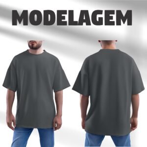 Modelagem Automática OVERSIZE MASCULINA GOLA Redonda
