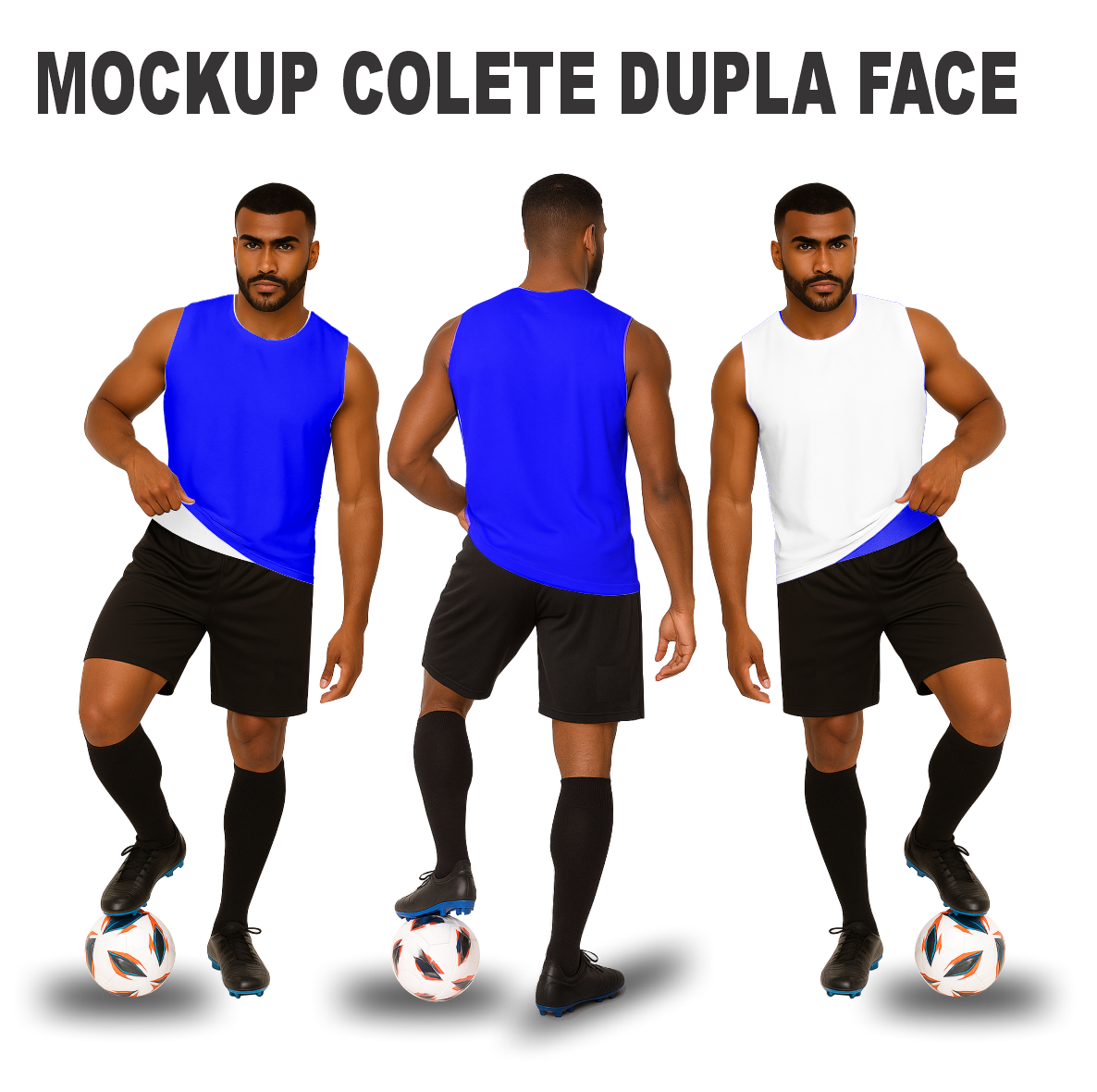 Mockup CDR Colete Dupla Face Masculino