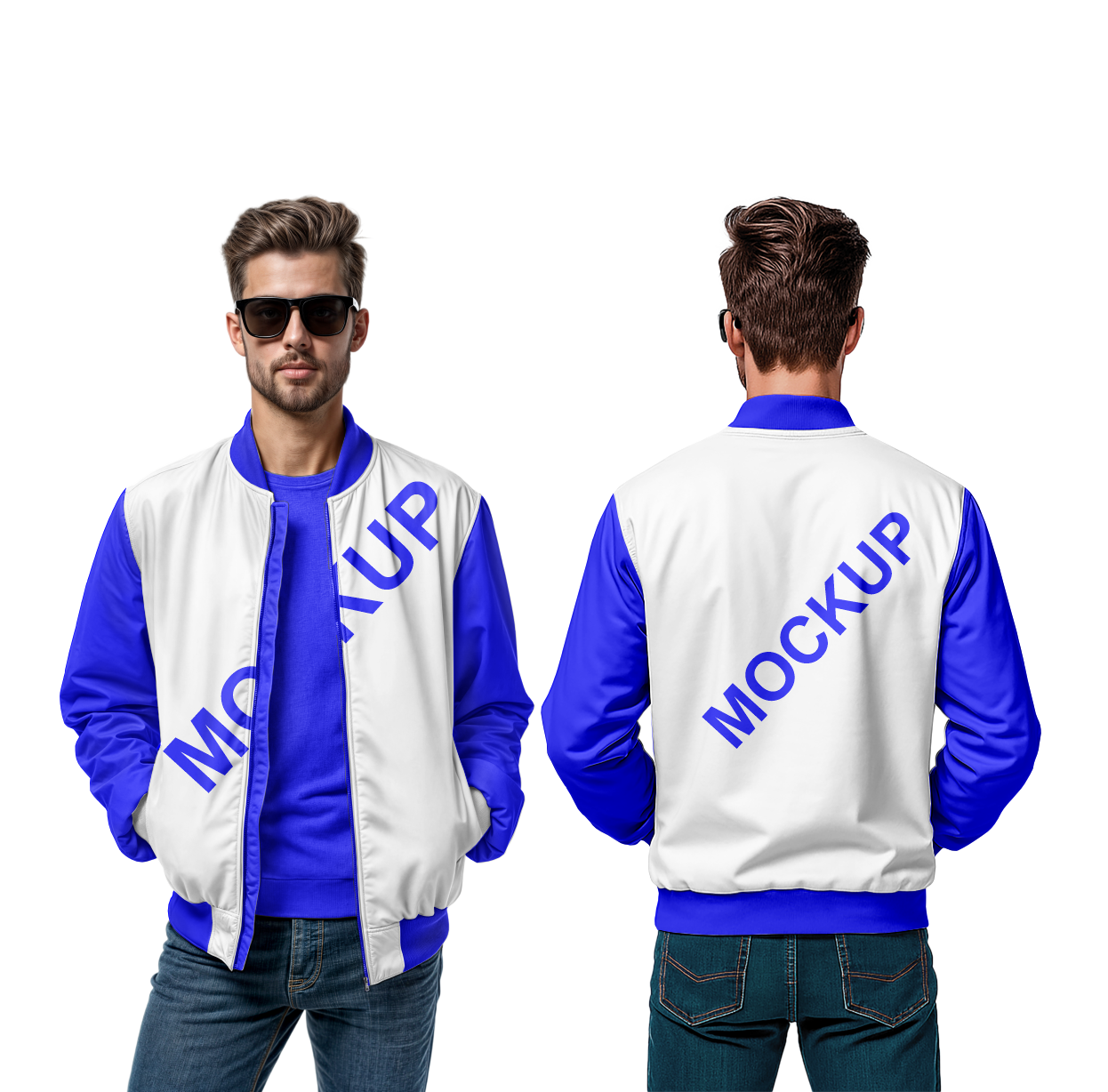 Mockup CDR Jaqueta Masculina Humano