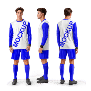 Mockup CDR Conjunto Esportivo Manga Longa Lat. Humano