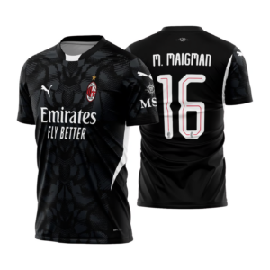 Arte Vetor Camisa AC Milan Goleiro I 2024 - 2025