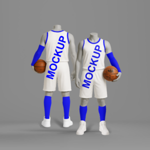 Mockup CDR Conjunto Basquete Manequim