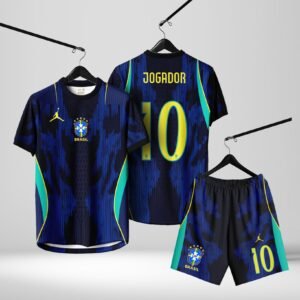 Arte de Futebol Seleção Brasileira Azul 2026