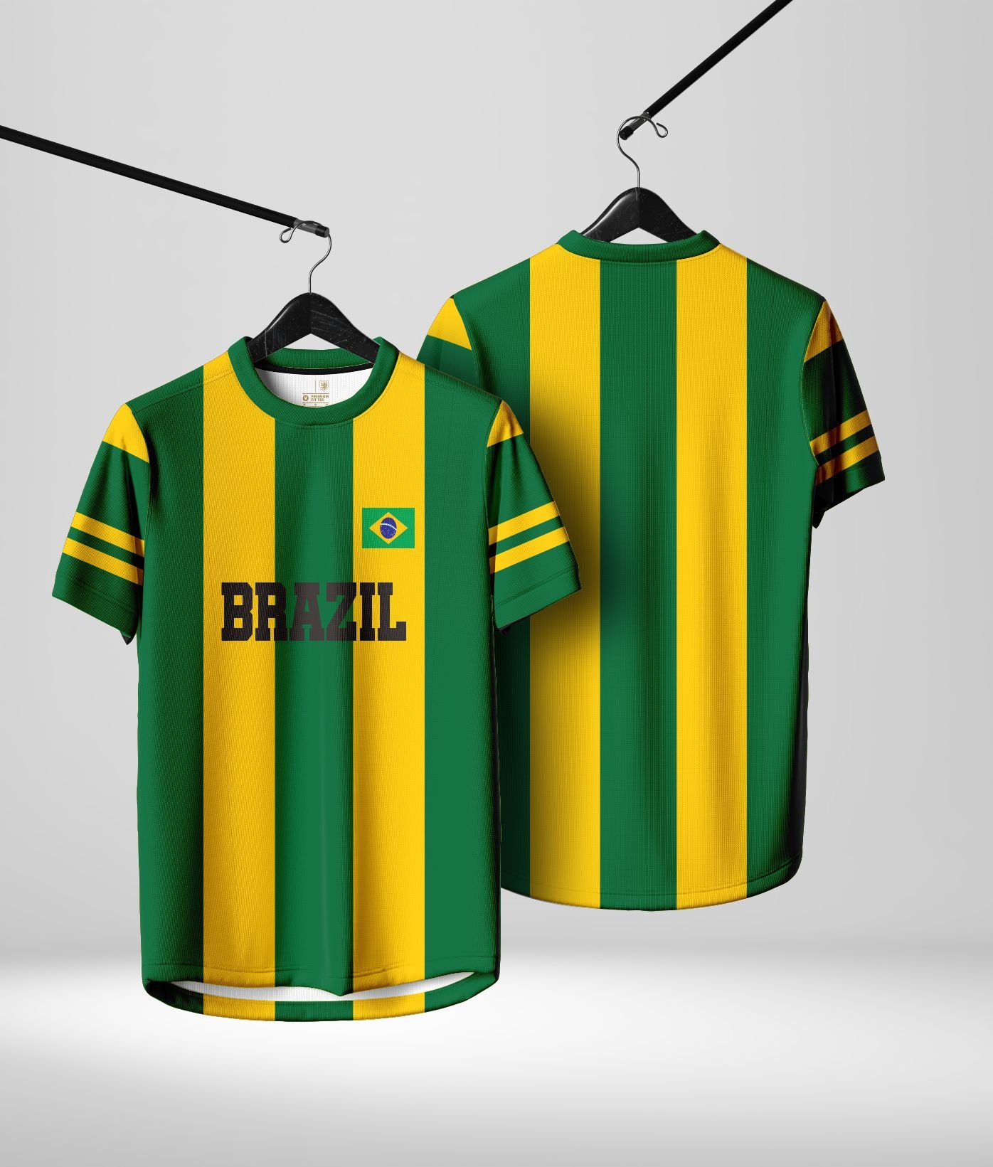 Arte de Futebol Brasil Listrada
