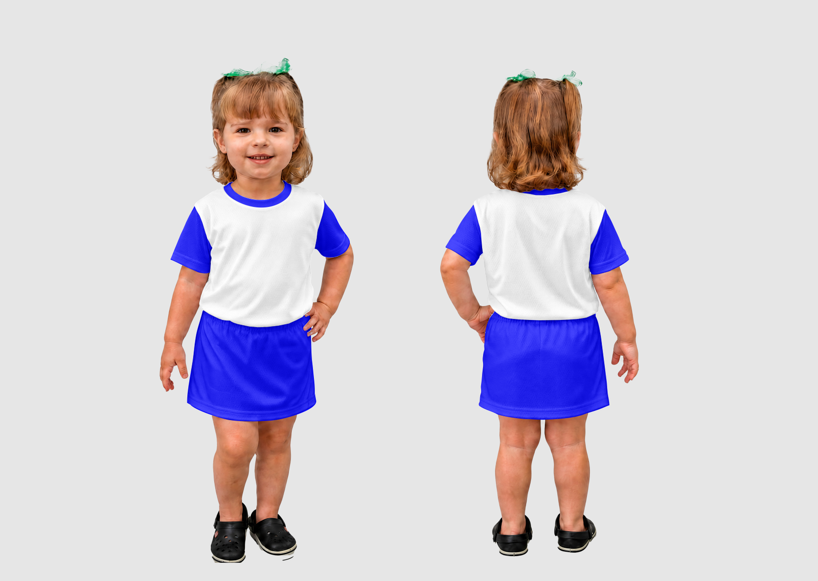 Mockup CDR Uniforme Escolar Short Saia