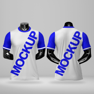 Mockup CDR Camisa Gola Careca no Manequim